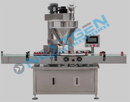 Automatic Powder Filling and Capping Machine